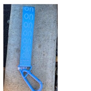 Urban Outfitters UO Logo Lanyard Keychain Blue Carabiner Clip New With Tags